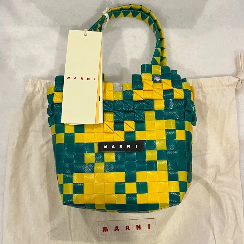 MARNI DIAMOND BASKET PURSE BRAND NEW - Picture 2 of 6